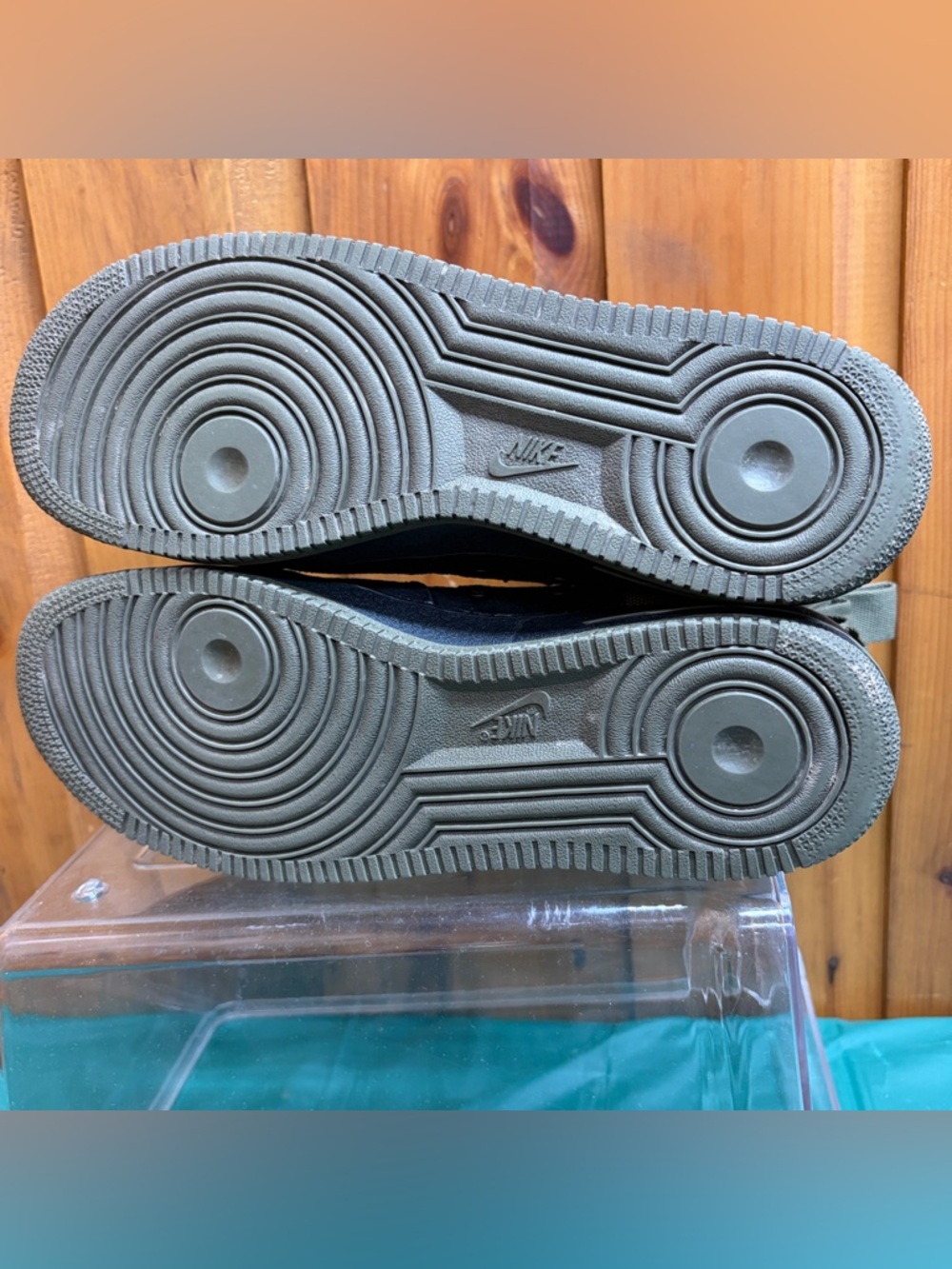 Nike SF Air Force 1 High Black Medium Olive 864024-004 Men's Sz 12 Special Field - Picture 5 of 10